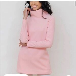 Dudley Stephens Pink Cobble Hill turtleneck